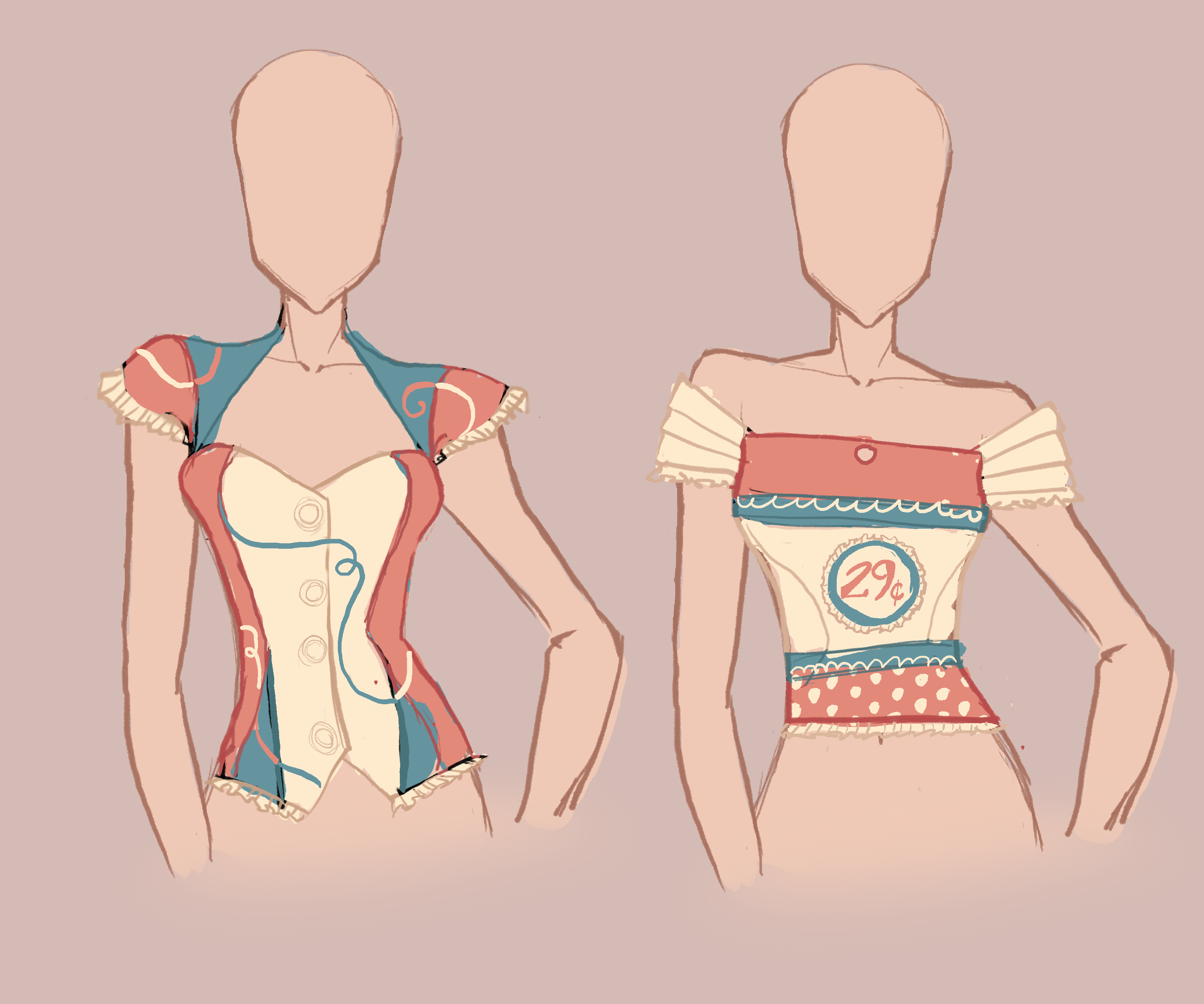 Vintage Packaging Sketches